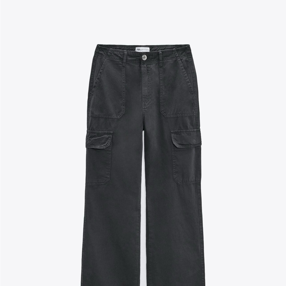 High Rise TRF Straight Leg Cargo Pants